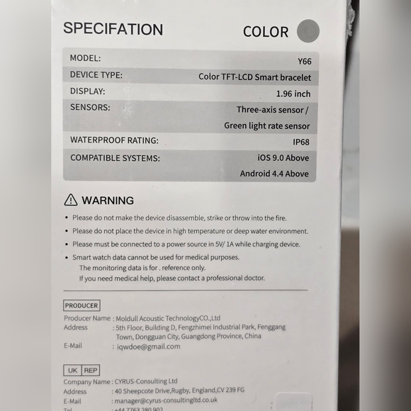 Smartwatch/Fitness Tracker - Picture 5 of 5